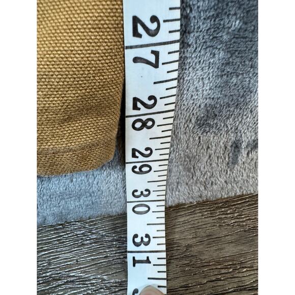 Workwear x Carhartt B11 BRN Washed Duck Work Loose Fit Dungaree Pants SZ 34x32 - Picture 4 of 9